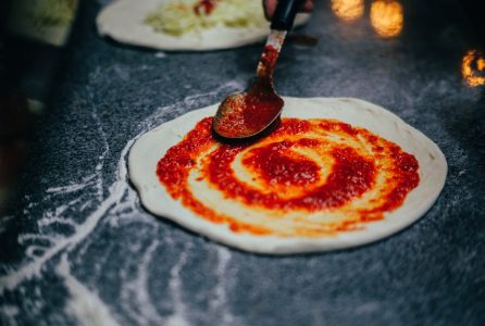 What hot dishes to make with ready-made pizza dough?